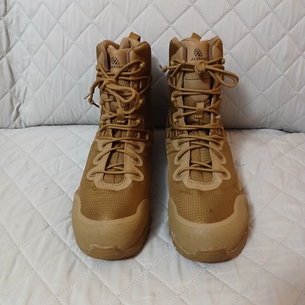 Altama Vengeance SR 8 Side Zip Tactical Boots‎ Coyote Brown Mens 13W 322003